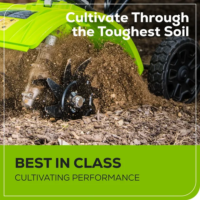 Greenworks TL60L410 cultivator, manufacturer gallery view 4