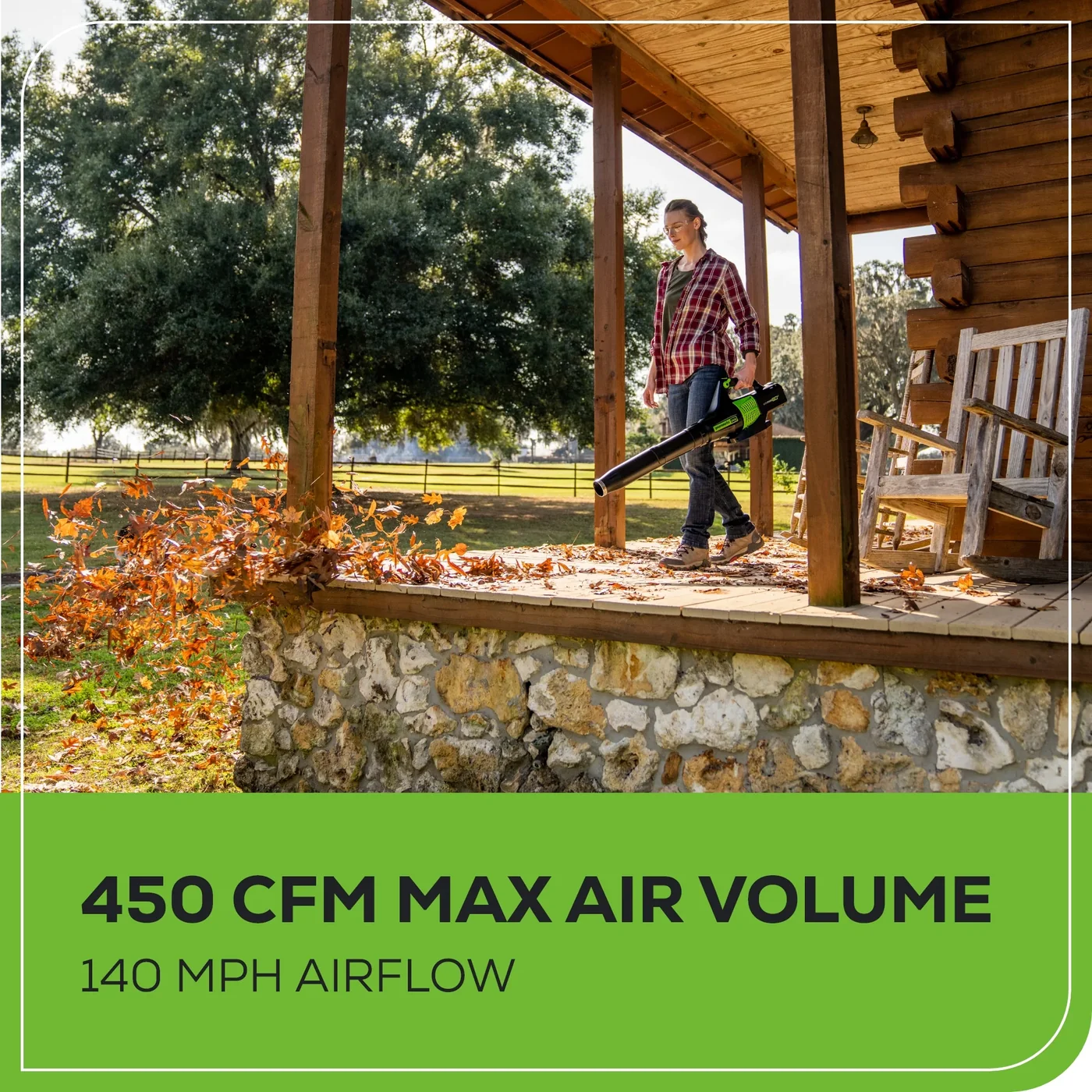 Greenworks BL60B210 leaf blower, manufacturer gallery view 5