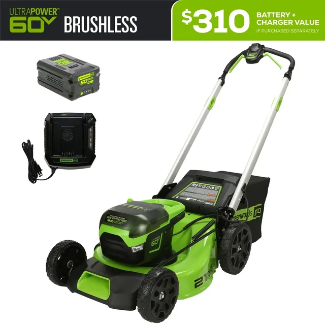 Greenworks MO60L516 mower, manufacturer gallery view 1