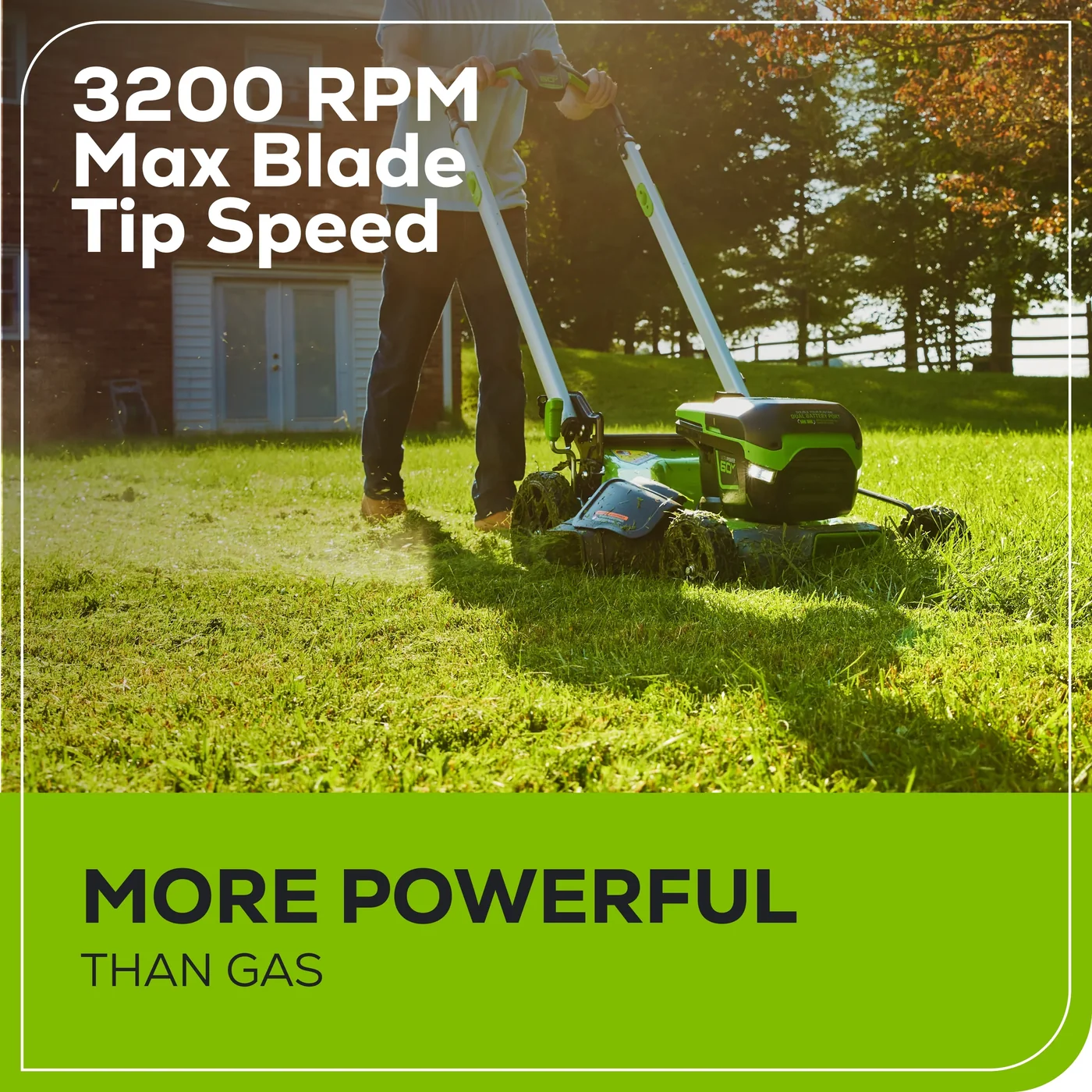 Greenworks MO60L516 mower, manufacturer gallery view 6