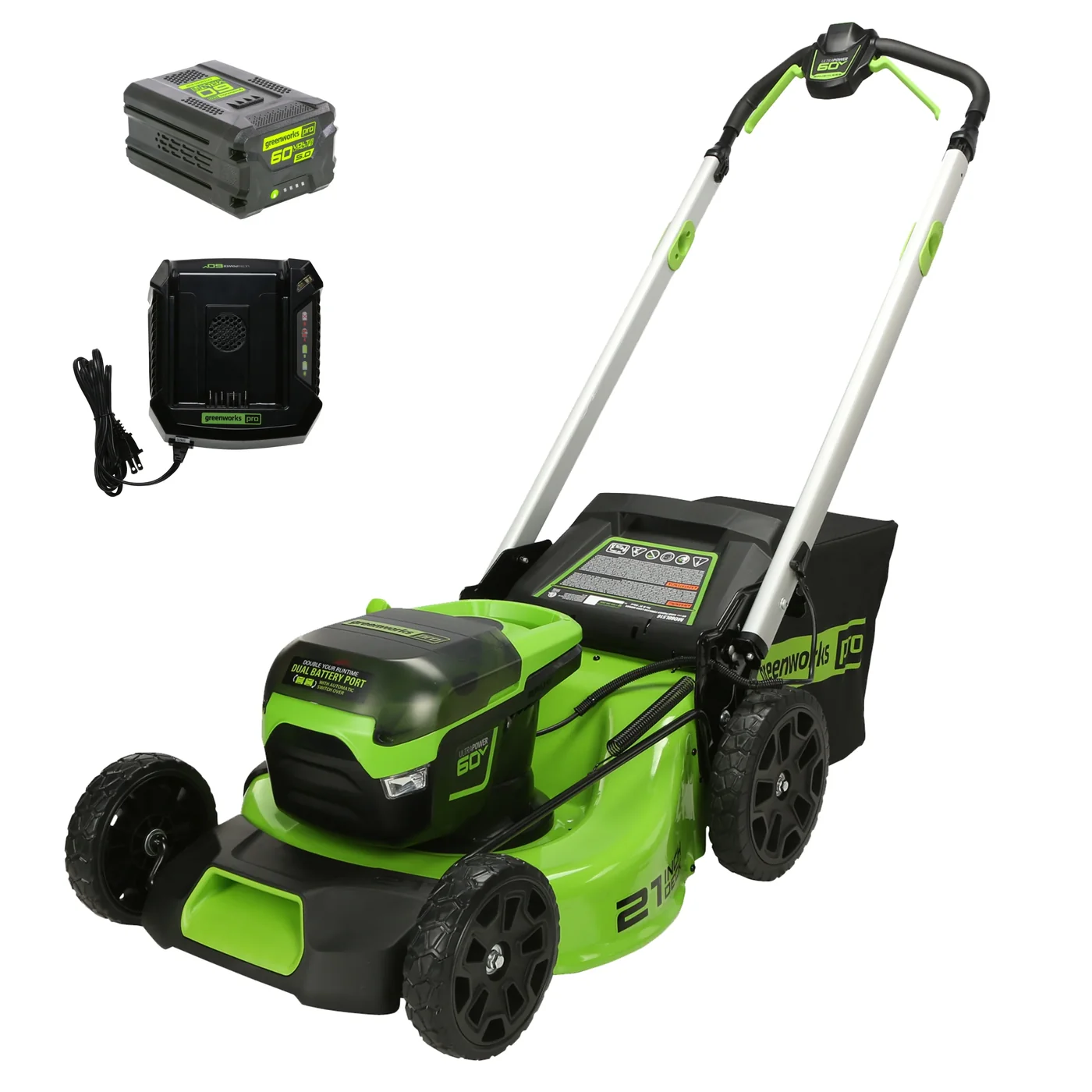 Greenworks MO60L516 mower, manufacturer gallery view 3