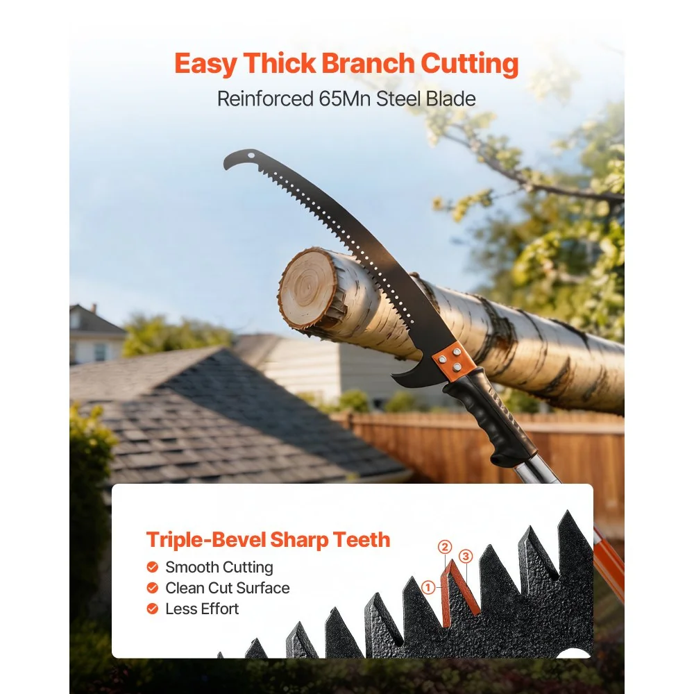VEVOR 7.3–27-foot manual pole saw, product gallery view 3