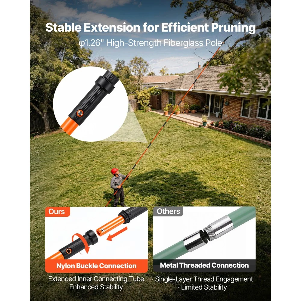 VEVOR 7.3–27-foot manual pole saw, product gallery view 4