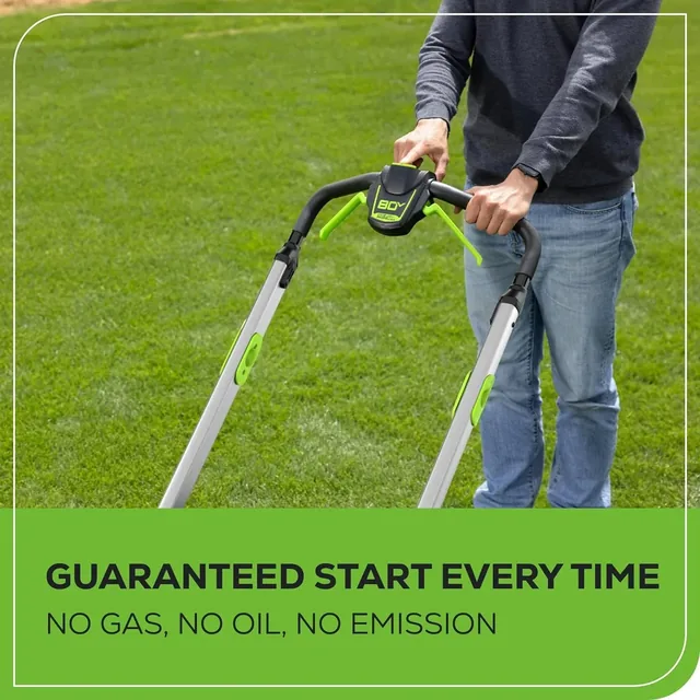 Greenworks MO80L415 mower, manufacturer gallery view 6