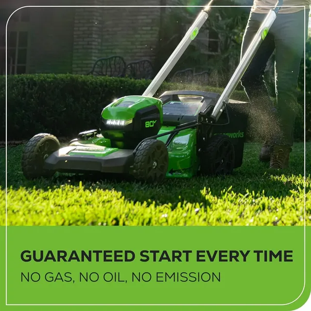Greenworks MO80L416 mower, manufacturer gallery view 6