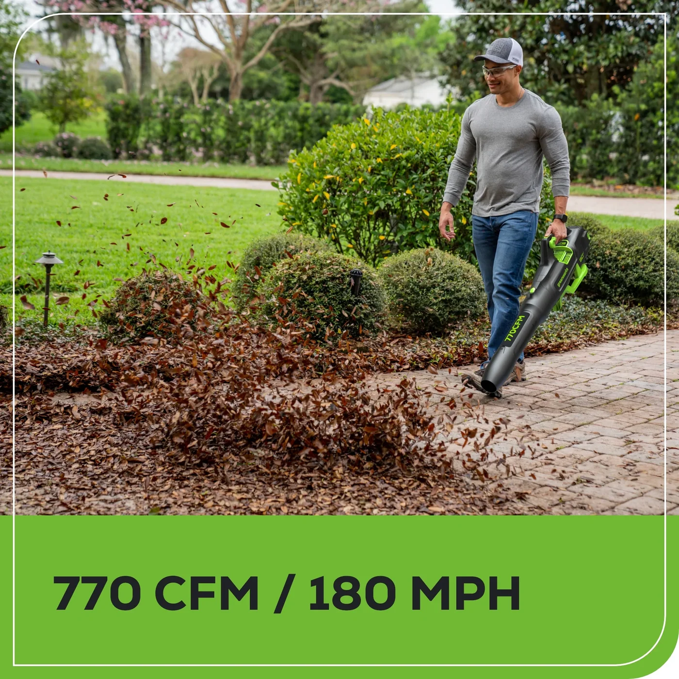 Greenworks BL80L414 leaf blower, manufacturer gallery view 6