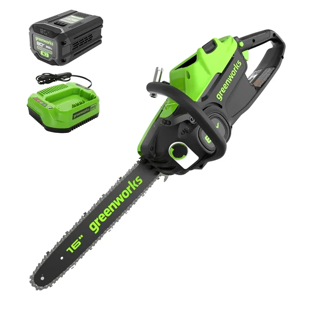 Greenworks CS80L2513 chainsaw, manufacturer gallery view 1