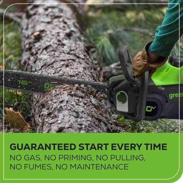 Greenworks CS80L2513 chainsaw, manufacturer gallery view 6