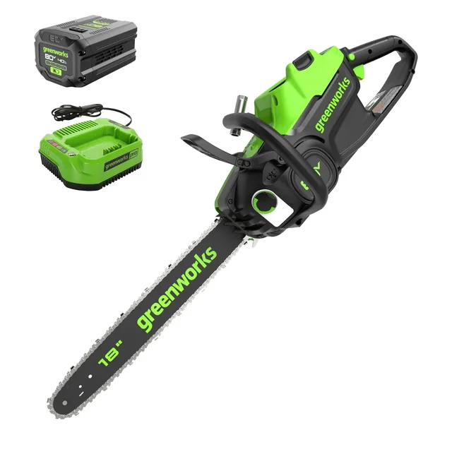 Greenworks CS80L417 chainsaw, manufacturer gallery view 1