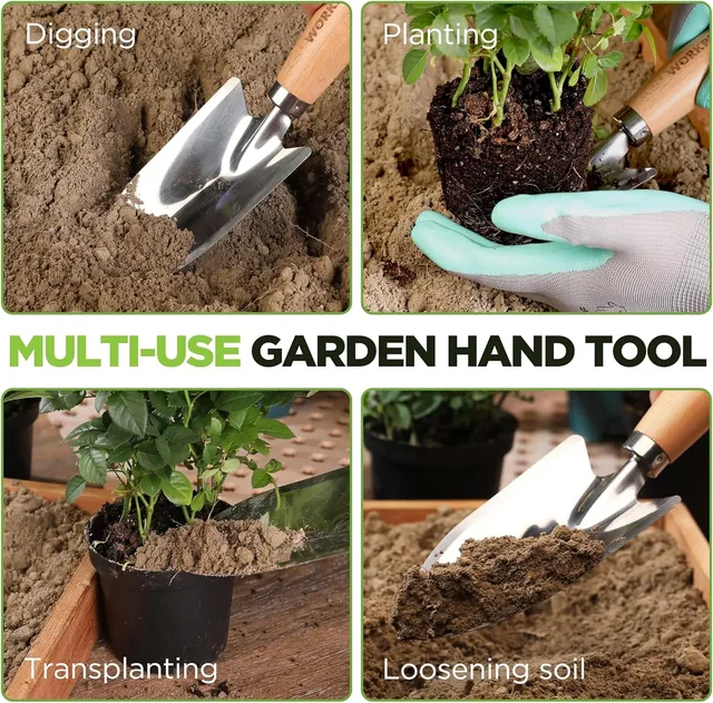 WORKPRO 11-inch stainless-steel hand trowel, product gallery view 7