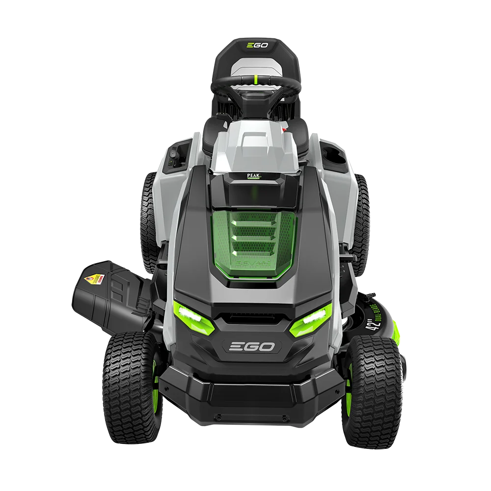 EGO TR4204 42-inch battery lawn tractor, product photograph 2