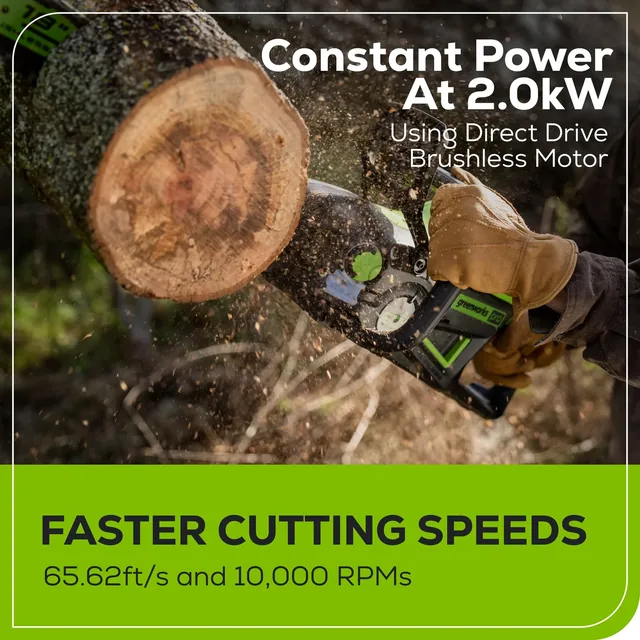 Greenworks CS60L4R3 chainsaw, manufacturer gallery view 5