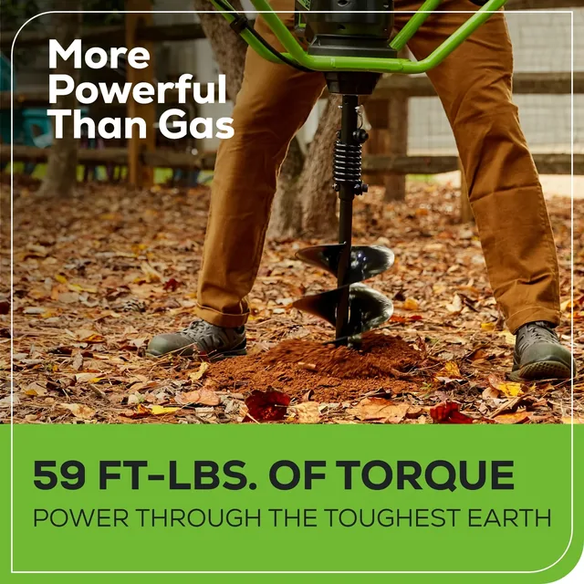 Greenworks EAG003 earth auger, manufacturer gallery view 4