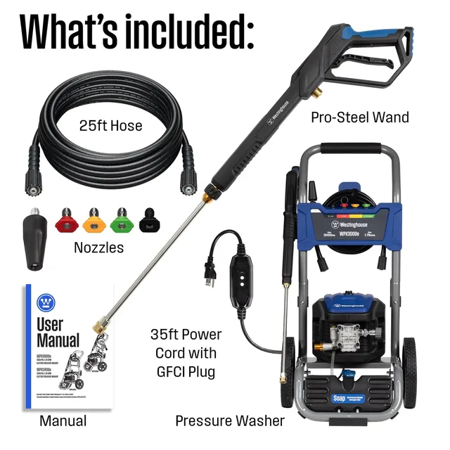 Westinghouse WPX3000e electric pressure washer, product gallery view 4
