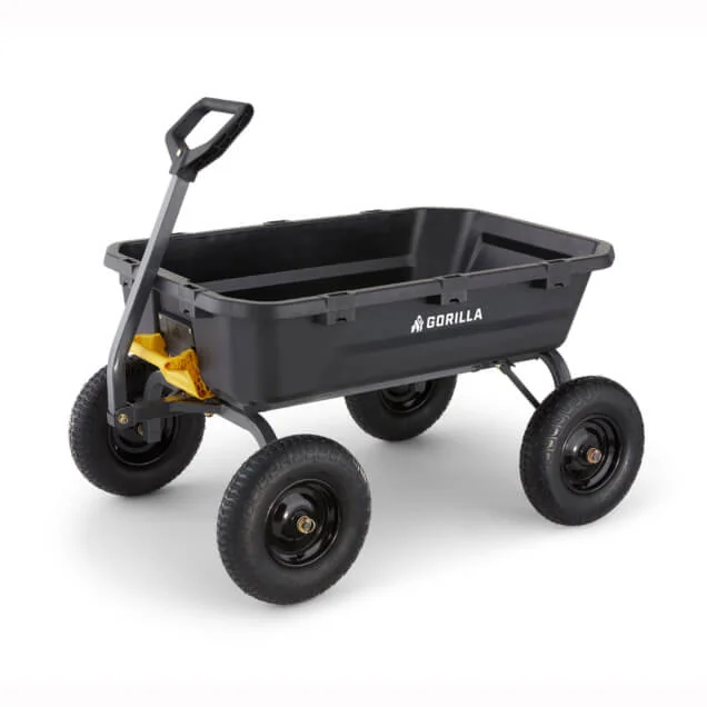 Gorilla GCG-12 poly dump cart, product gallery view 1