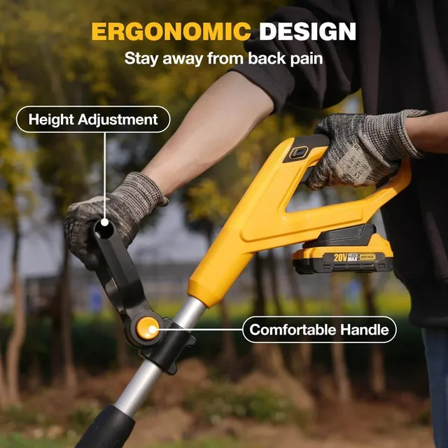 Alloyman 20V cordless tiller kit, product gallery view 5