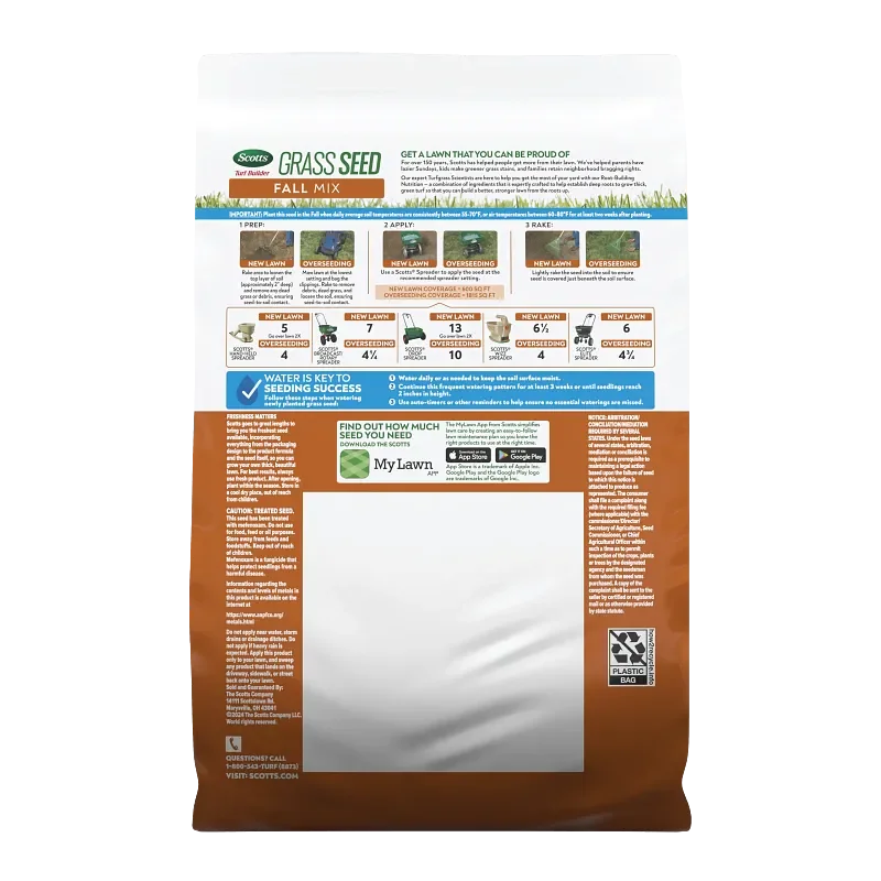 Scotts Turf Builder Fall Mix grass seed, 2.4 lb., product view 2