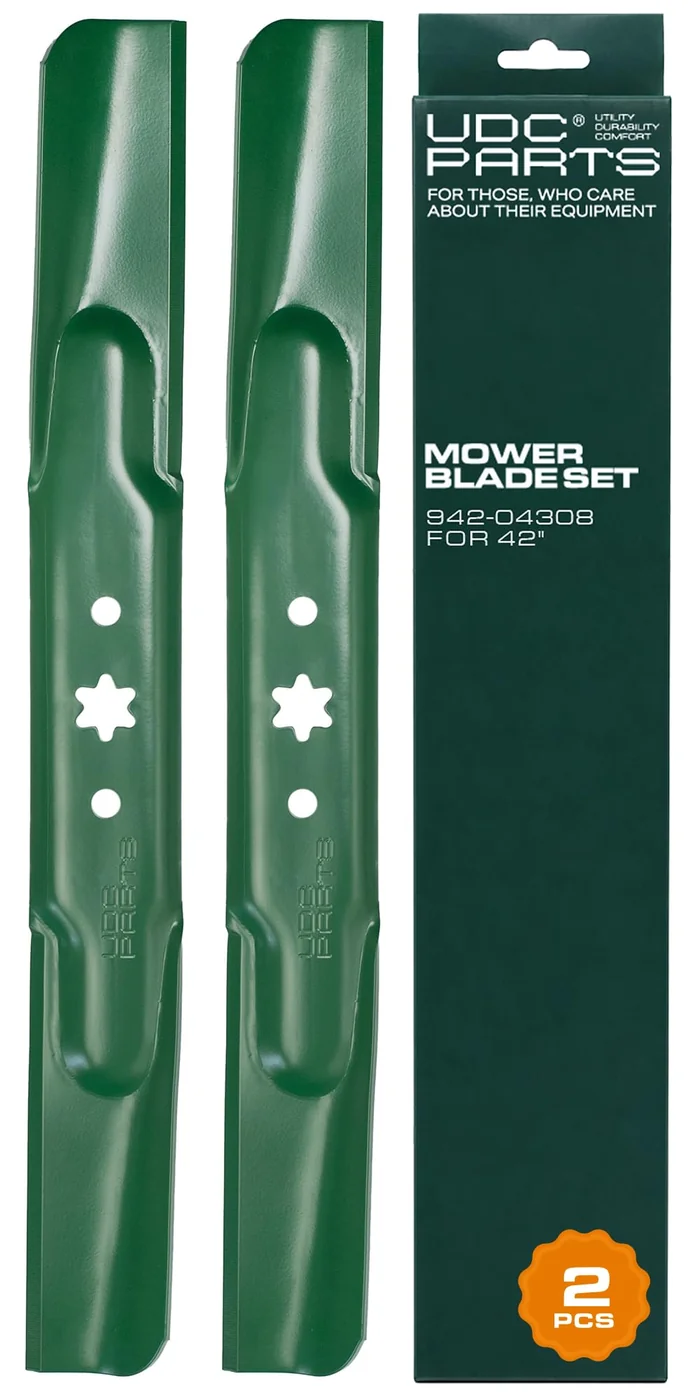 UDC Parts 942-04308 mower blades, two-pack, product gallery view 1