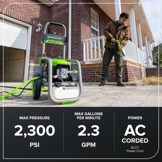 Greenworks GPW2303A pressure washer, manufacturer gallery view 4