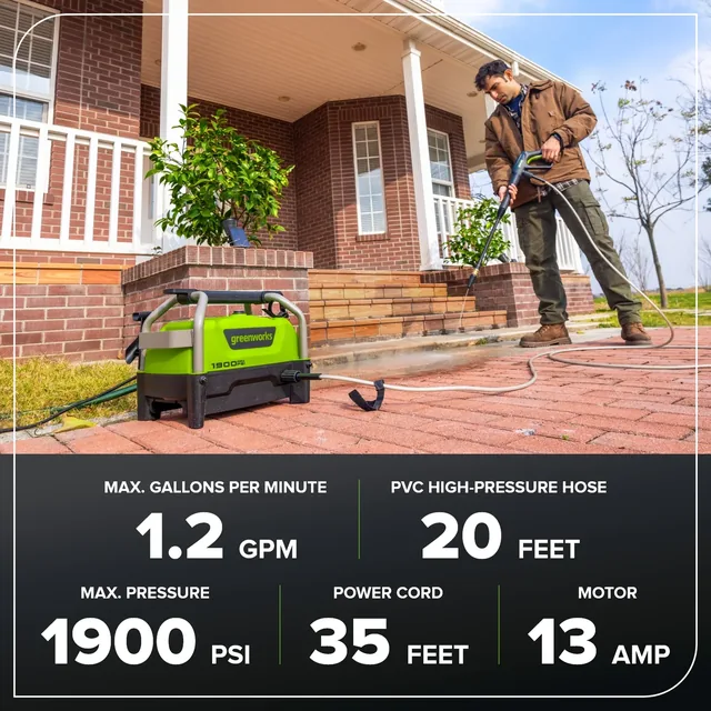 Greenworks GPW1903A pressure washer, manufacturer gallery view 4
