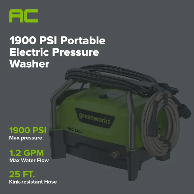 Greenworks GPW1903A pressure washer, manufacturer gallery view 2