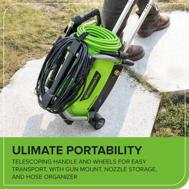 Greenworks GPW2101A pressure washer, manufacturer gallery view 5