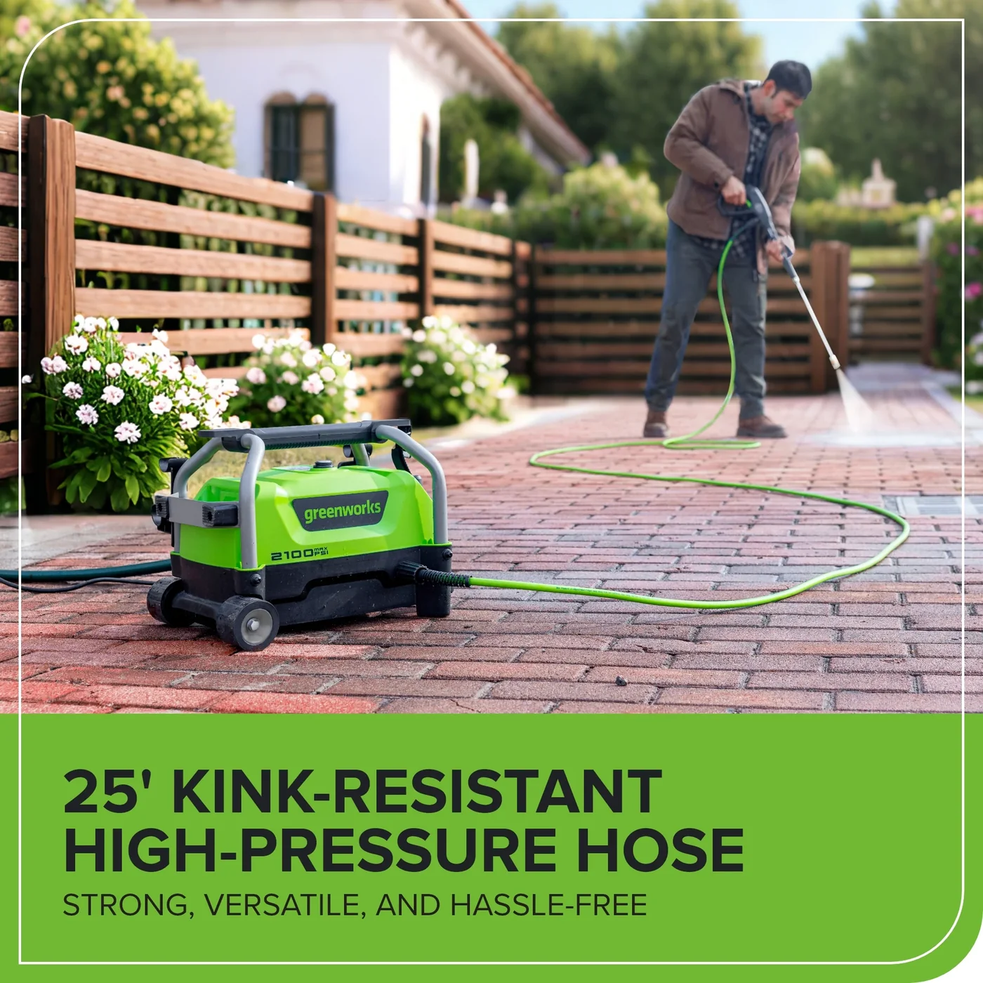 Greenworks GPW2101A pressure washer, manufacturer gallery view 6