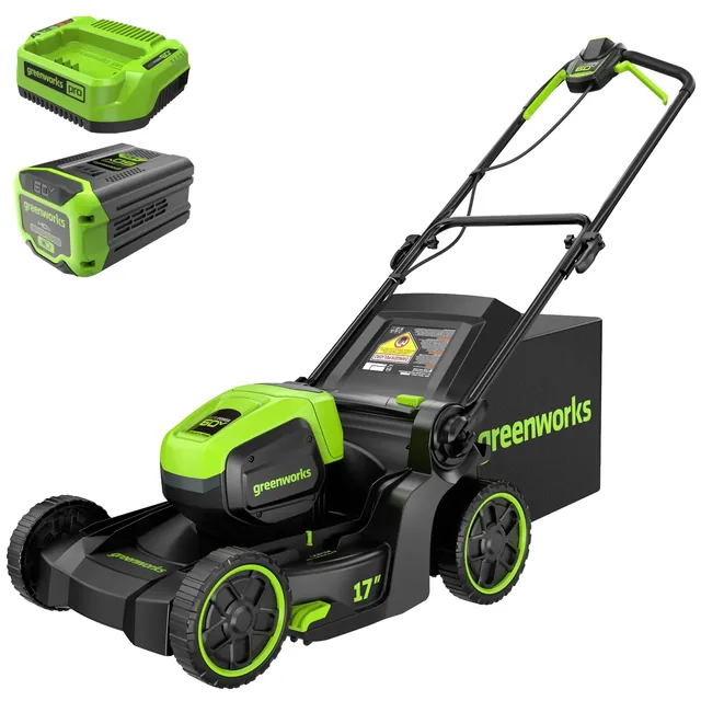 Greenworks MO60L419 mower, manufacturer gallery view 1