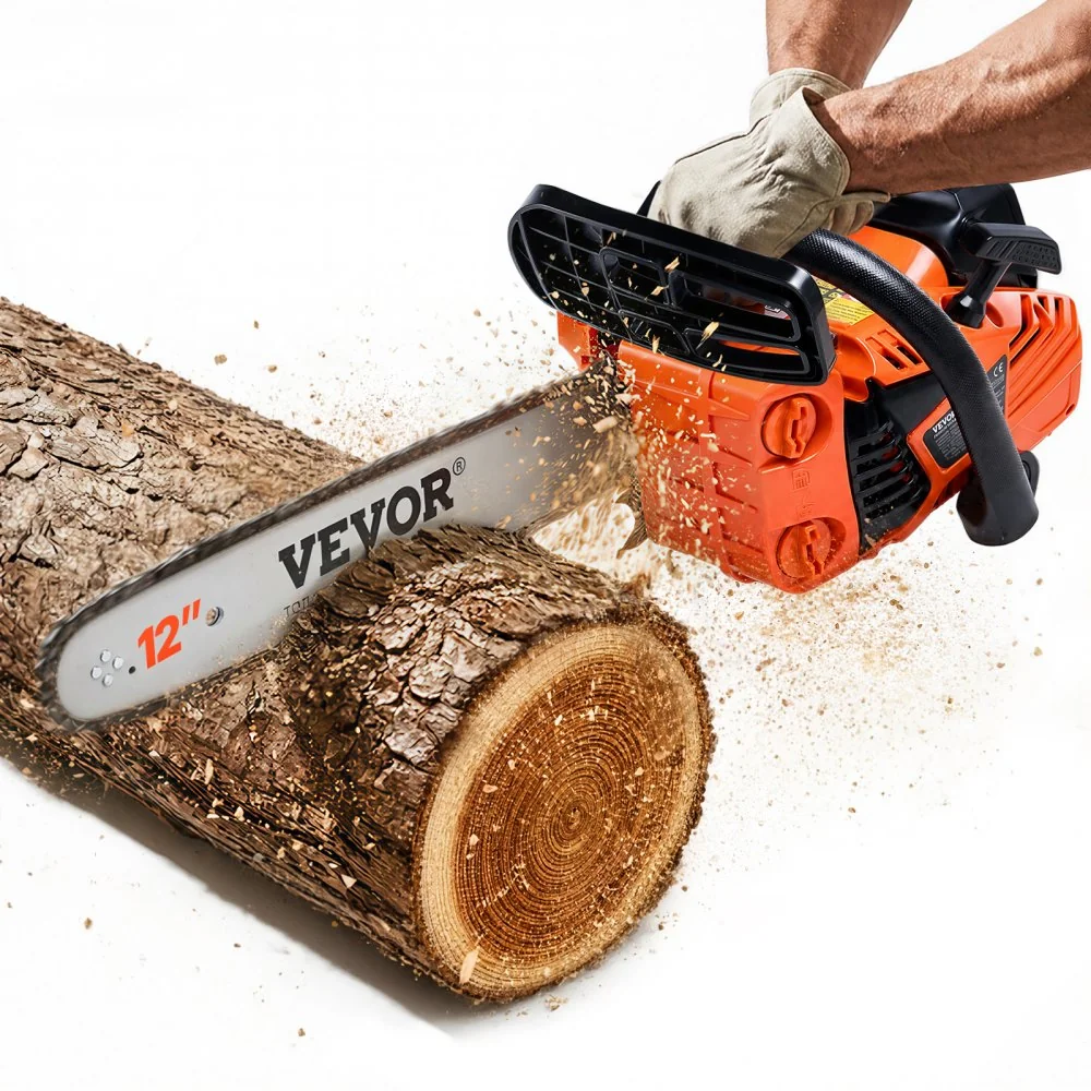 VEVOR 25.4cc 12-inch gas chainsaw, product gallery view 1