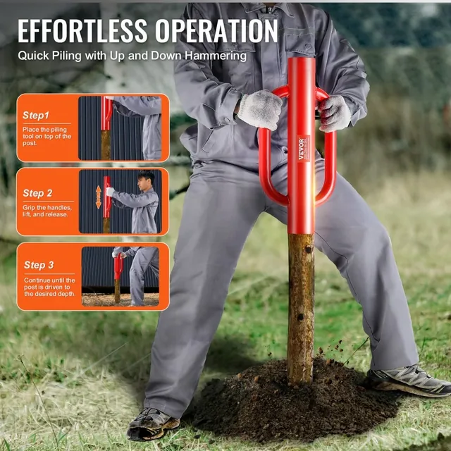 VEVOR 22-pound fence post driver, product gallery view 4