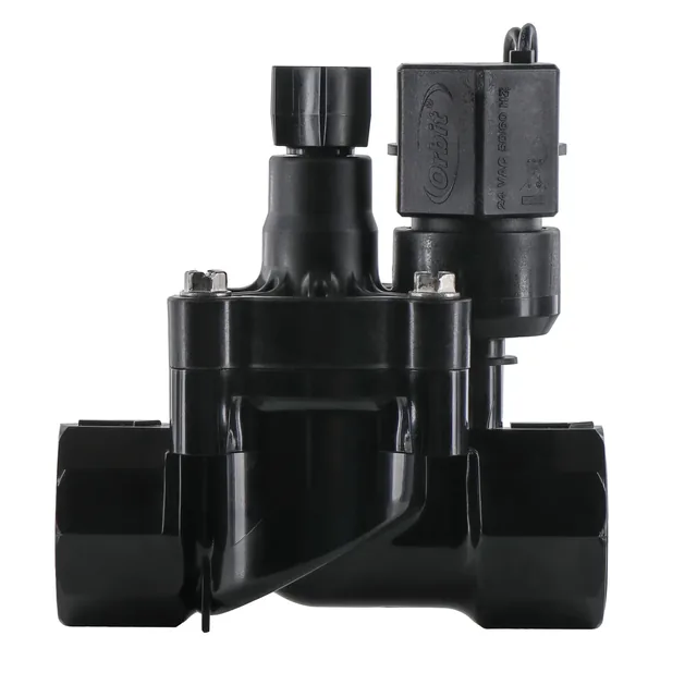 Orbit 57290 Three-Quarter-Inch Inline Valve with Flow Control, an example of irrigation valves & manifolds