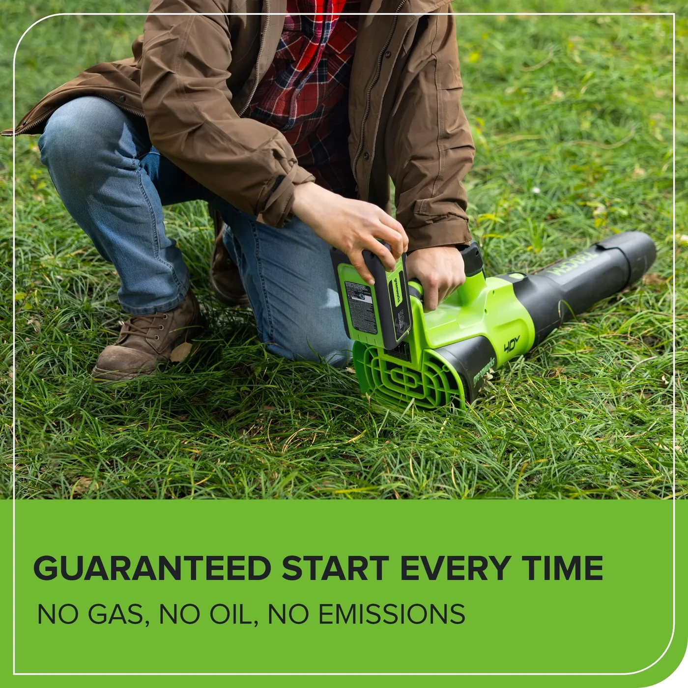 Greenworks BL40L510 leaf blower, manufacturer gallery view 6