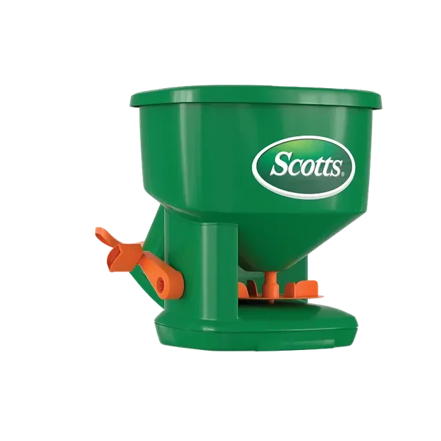 Scotts Whirl hand-powered spreader manufacturer product view 4