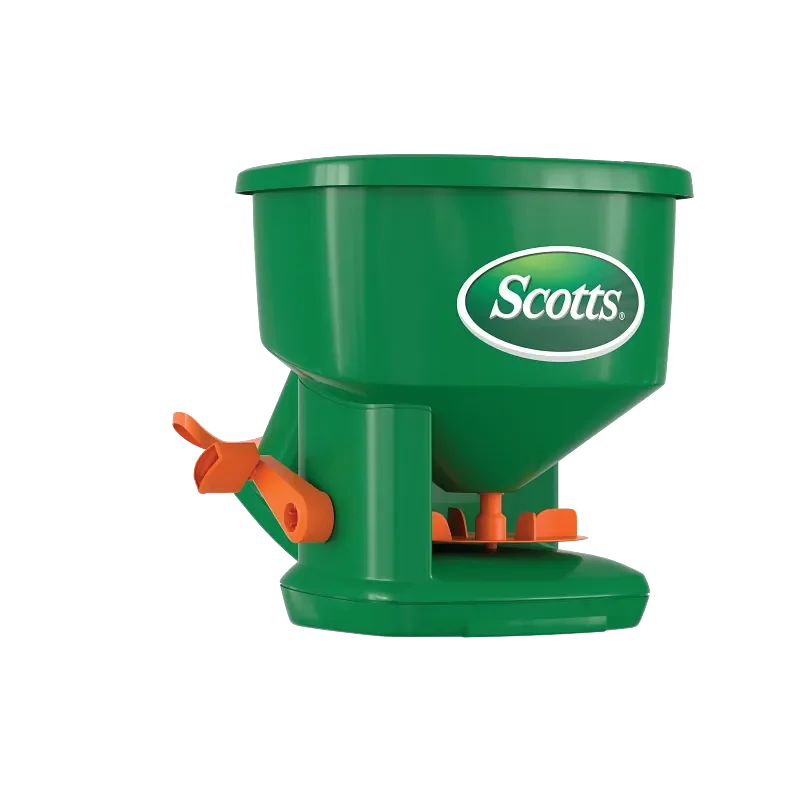 Scotts Whirl hand-powered spreader manufacturer product view 4