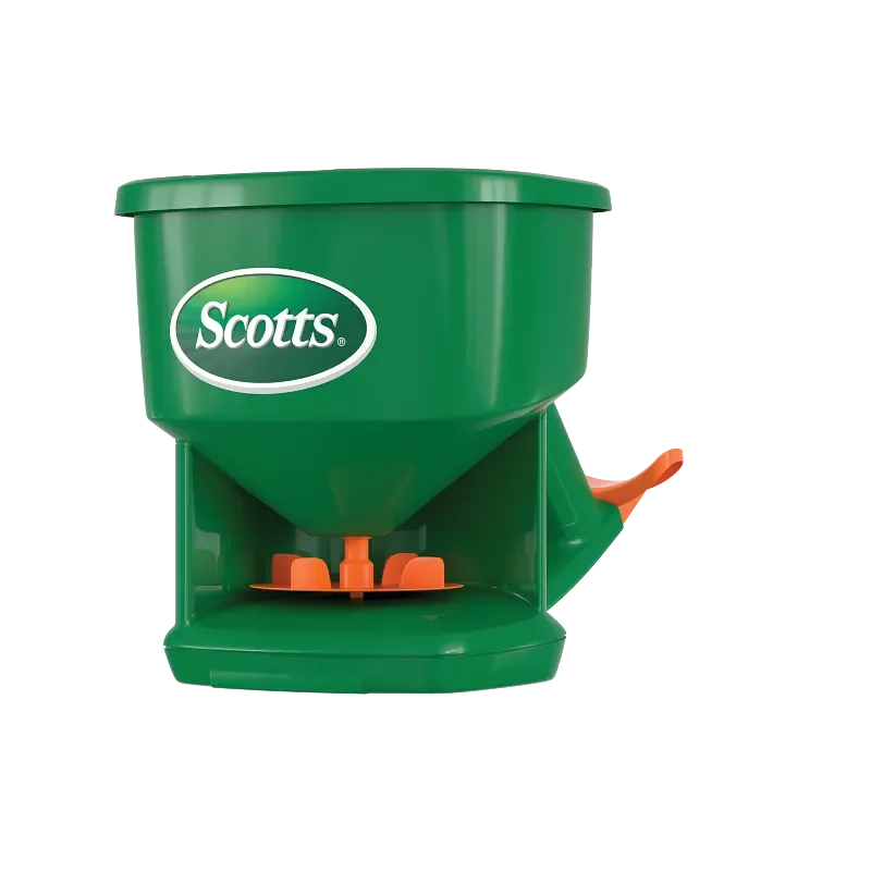 Scotts Whirl hand-powered spreader manufacturer product view 6