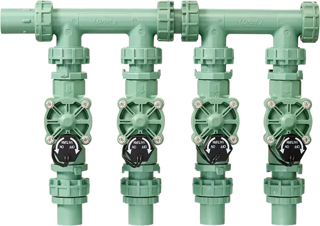 Orbit 57257 Four-Valve Preassembled Manifold, product view