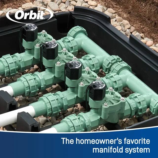 Orbit 57257 Four-Valve Preassembled Manifold, manufacturer gallery view 3