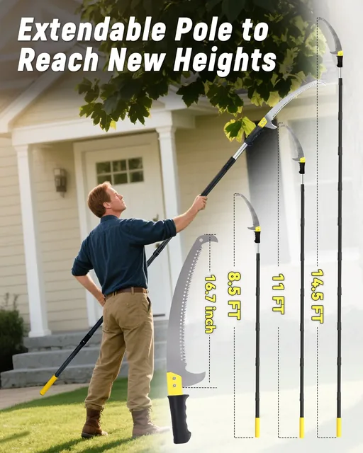 BlumeTrec 14.5-foot manual pole saw, product gallery view 2