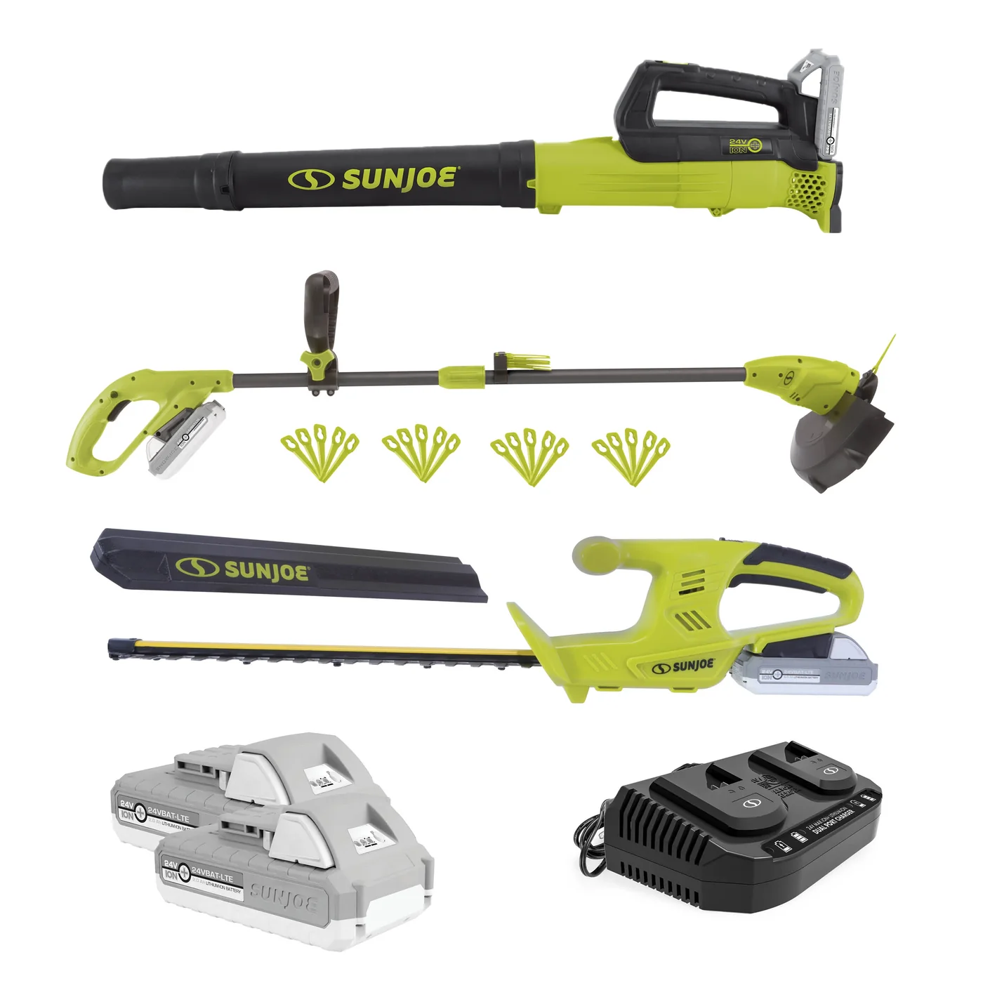 Sun Joe 24V-GT4MAX-LTE garden power-tool combo, manufacturer gallery view 2