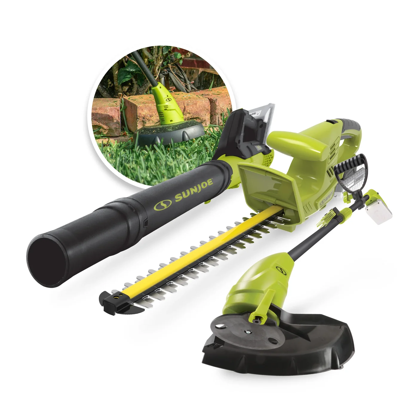 Sun Joe 24V-GT4MAX-LTE garden power-tool combo, manufacturer gallery view 1