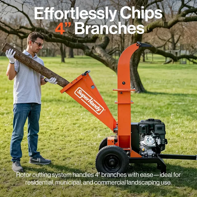SuperHandy GUO141 wood chipper, manufacturer gallery view 2