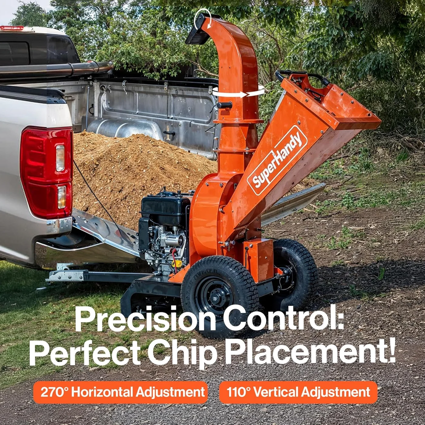 SuperHandy GUO141 wood chipper, manufacturer gallery view 4
