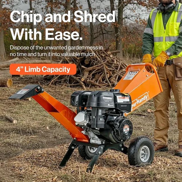 SuperHandy GUO148 wood chipper, manufacturer gallery view 2