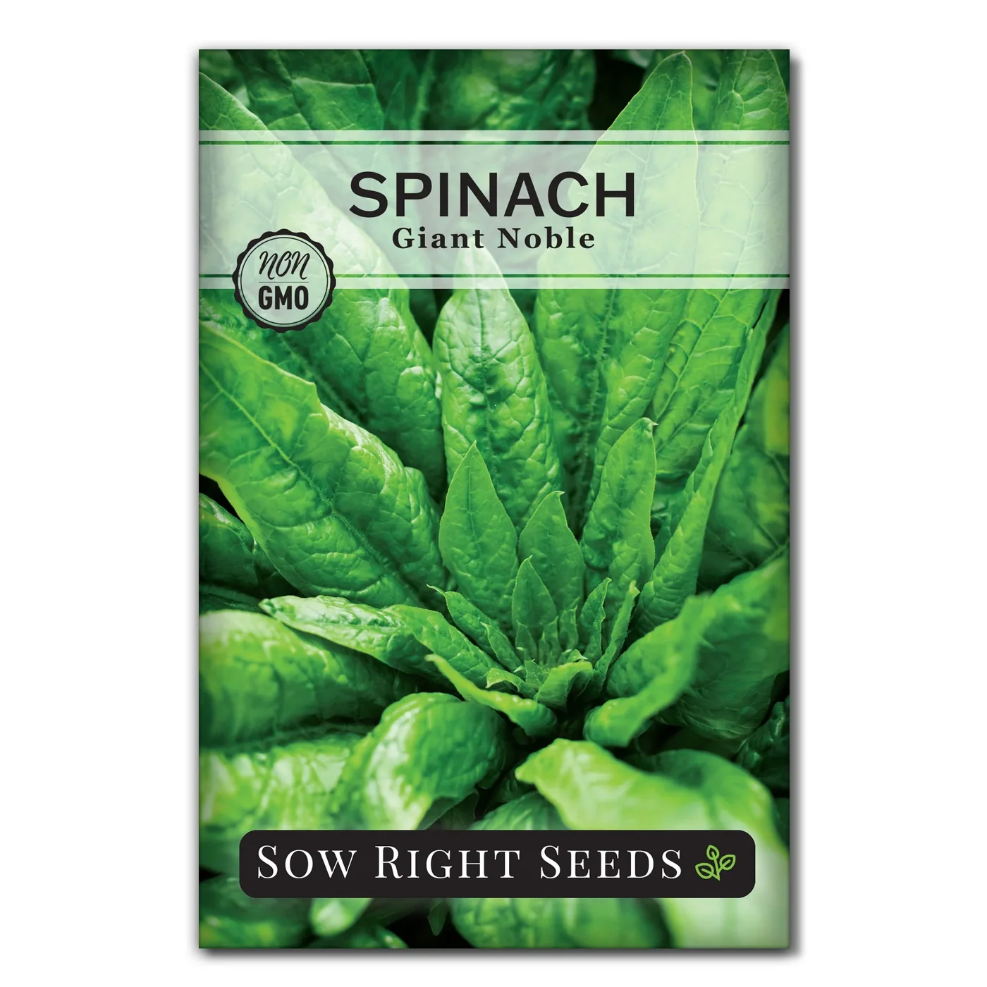 Sow Right Seeds Giant Noble spinach manufacturer product view 1