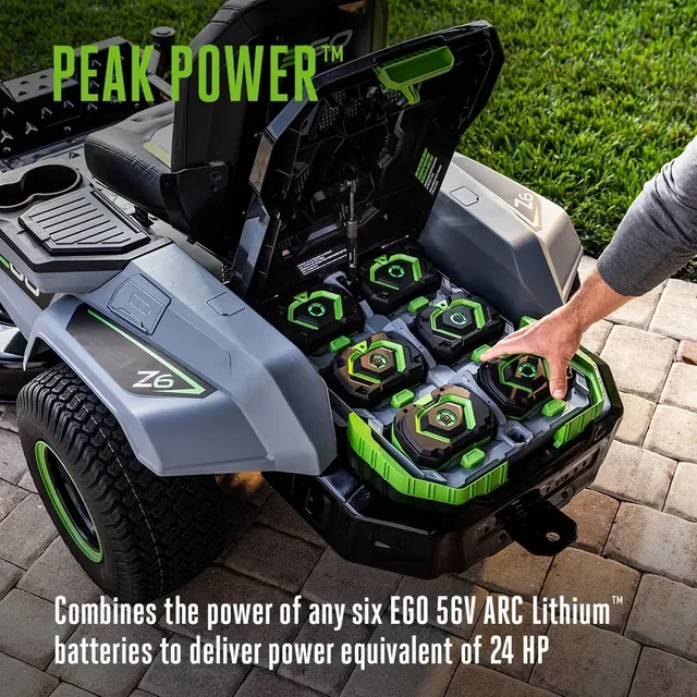 EGO ZT4214L 42-inch Z6 zero-turn mower, product photograph 5
