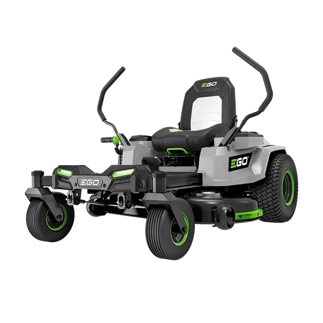 EGO ZT4214L 42-inch Z6 zero-turn mower, an example of zero-turn mowers
