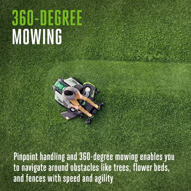 EGO ZT4214L 42-inch Z6 zero-turn mower, product photograph 6