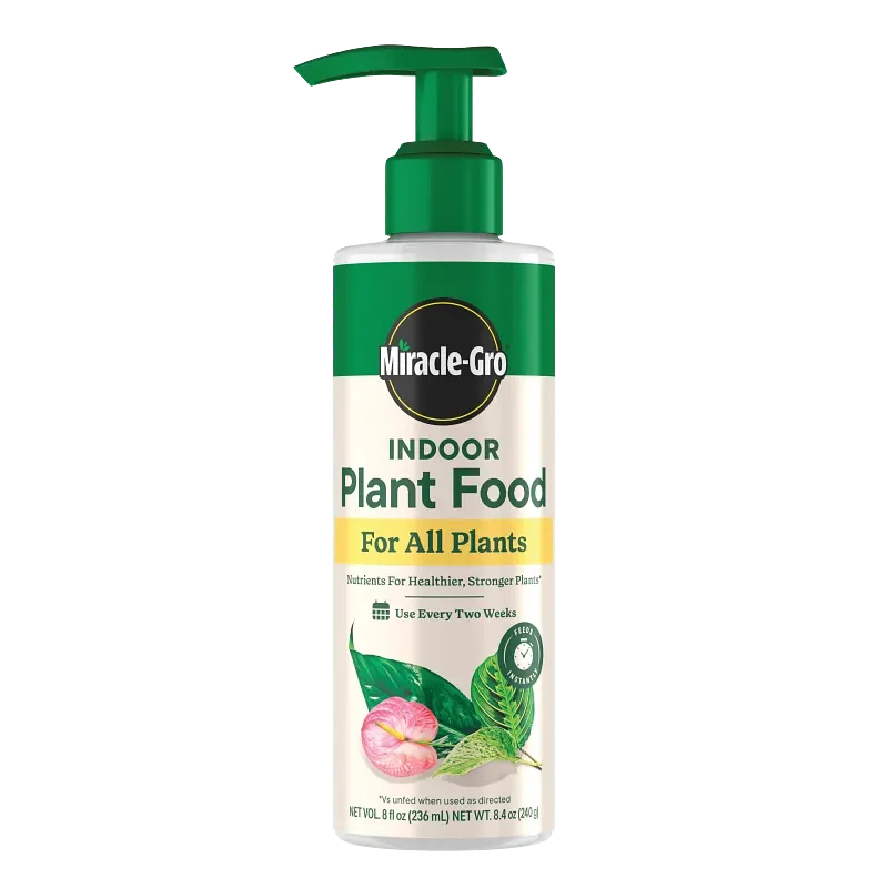 Miracle-Gro Indoor Plant Food, two 8-fl.-oz. bottles, product view 1