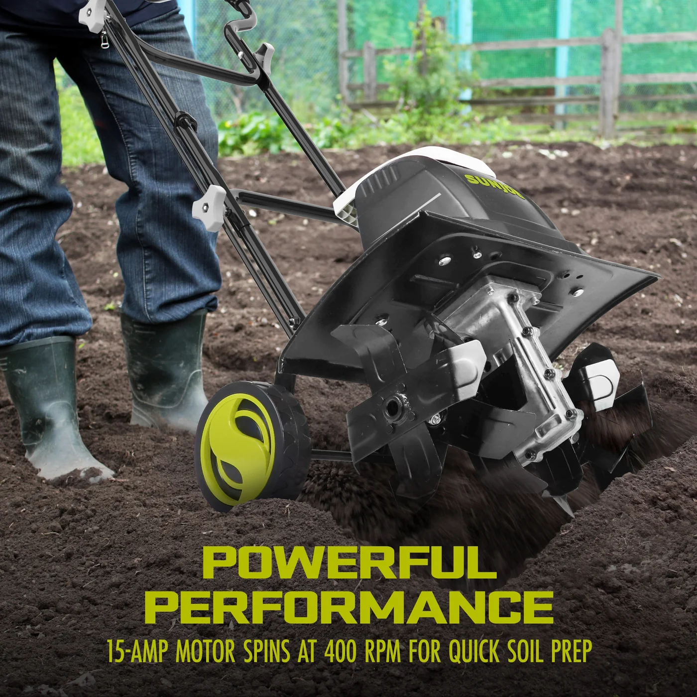 Sun Joe TJ605E cultivator, manufacturer gallery view 3