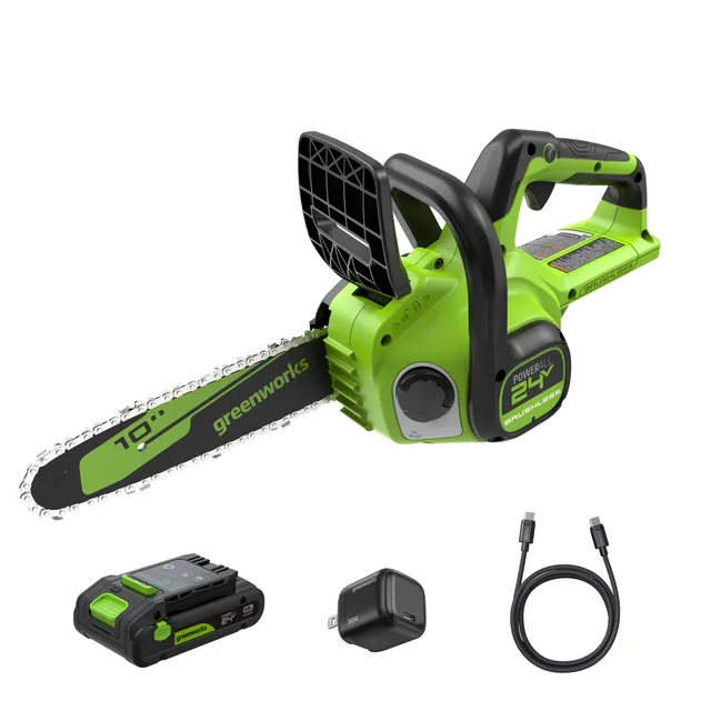 Greenworks CS2532GA2 chainsaw, manufacturer gallery view 1